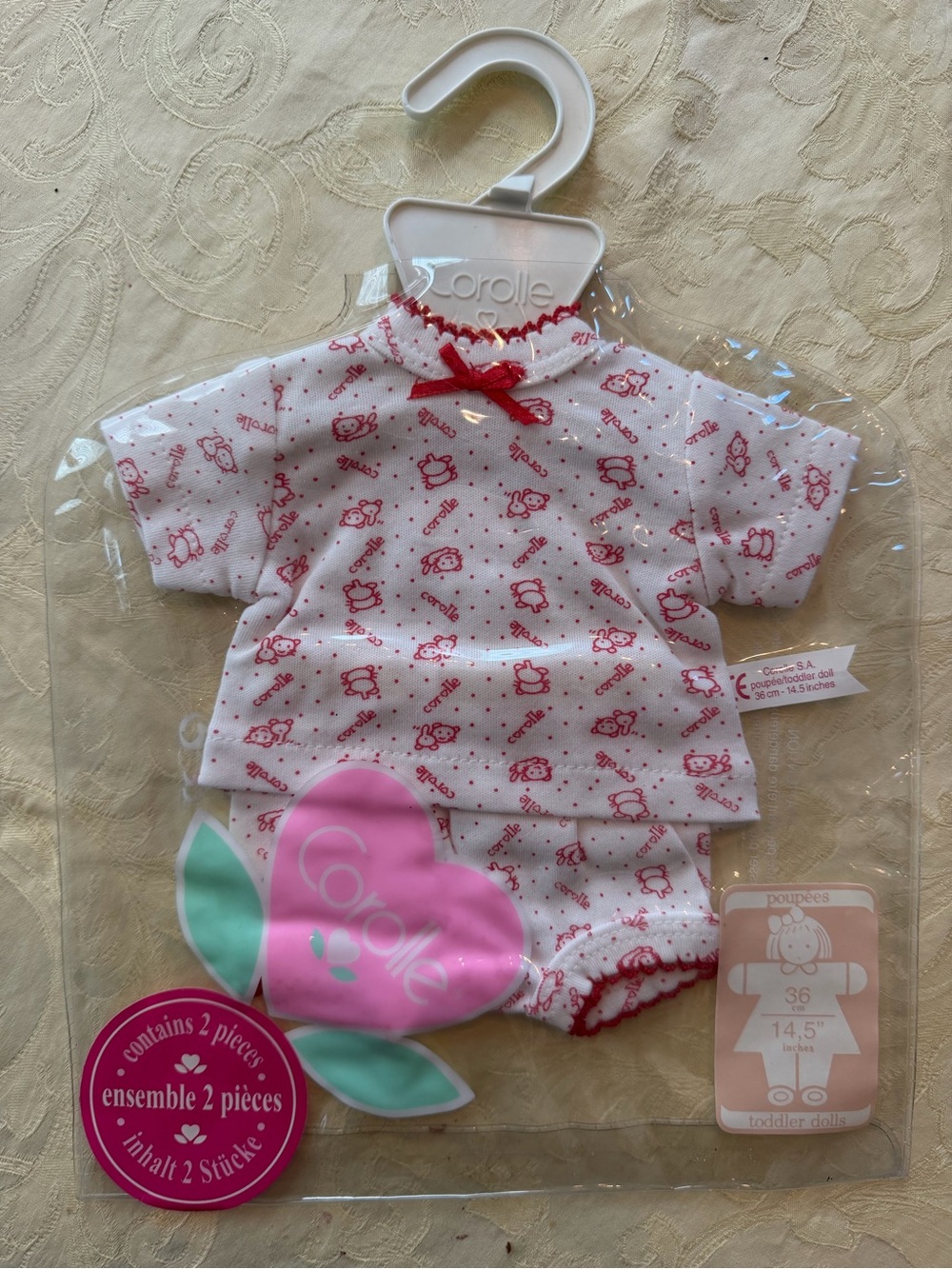 Corolle 2 Pc Underwear Set For A 12” Toddler Doll NWT